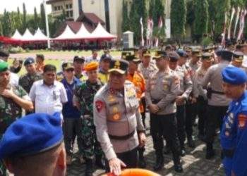 Kapolda Sulsel Pimpin Apel Kesiapsiagaan Bencana Alam dan Pengecekan Peralatan SAR