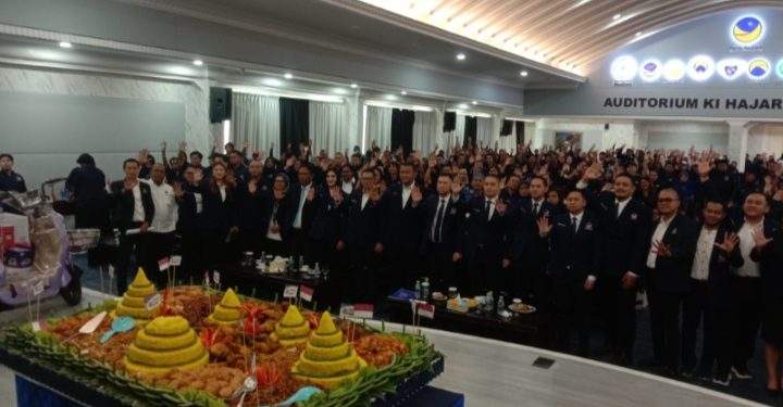 HUT NasDem: Gedung Bela Negara Dipenuhi Kemeriahan aksi sosial kontrubusi untuk masyarakat, pada Perayaan 14 Tahun Partai NasDem