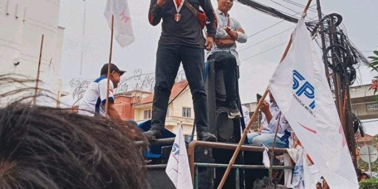 Ketua DPC GMNI Amos Sihombing, Apresiasi Polres Labuhan Batu Kawal UNRAS di Asian Agri Group 
