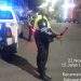 Satlantas Labuhan Batu Laksanaan Patroli Blue Light di jalan Lintas Sumatra 
