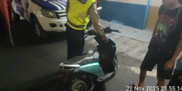 Sat lantas Polres Labuhanbatu Tertibkan Knalpot Brong dalam Rangka Ops Zebra Toba 2025