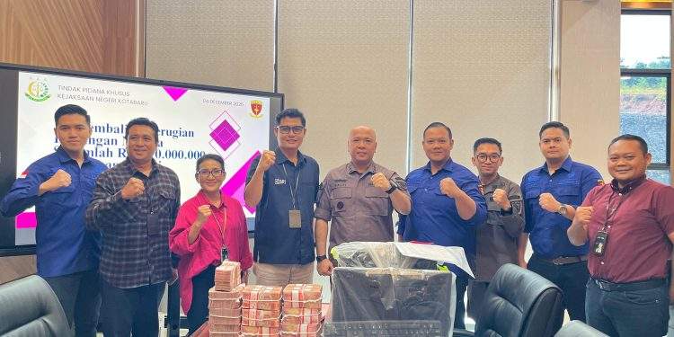 Kejari Kotabaru Pulihkan Aset Negara Rp970 Juta dari Kasus Tipikor