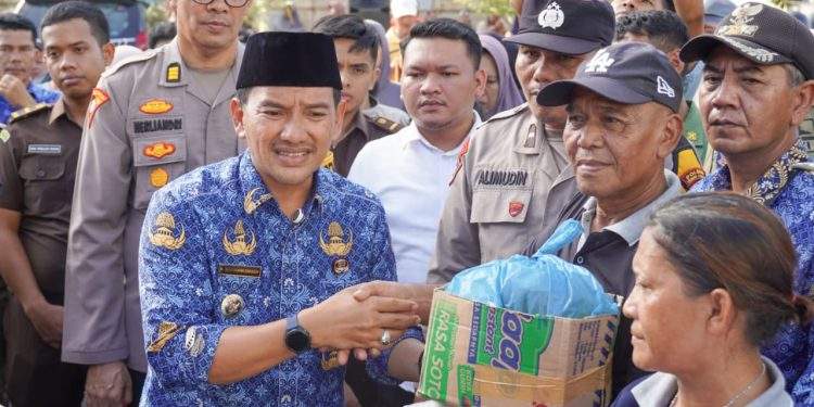 Pemko Tebing Tinggi Salurkan Bantuan Sembako Untuk 8.484 KK Korban Banjir