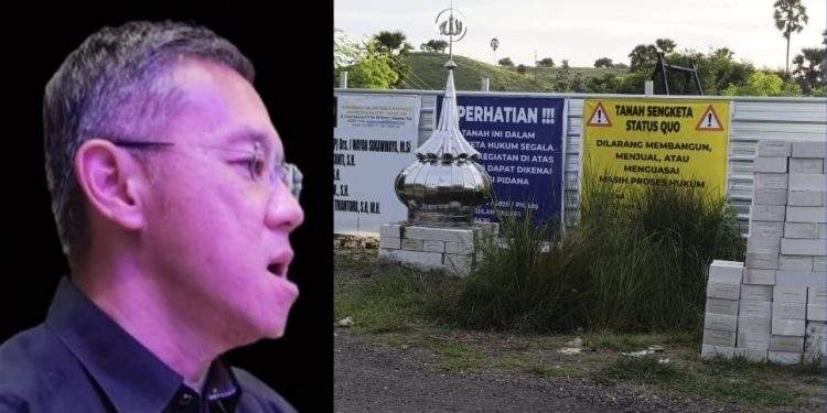 Erwin Bebek alias Santosa Kadiman Hotel St. Regist Labuan Bajo, Biang Kerok Kisruh Tanah di Keranga, Mushola Didirikan Agar Situasi Aman