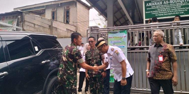 Humanis dan Peduli, Letkol Inf Yudho S. Hadir Langsung dalam Kegiatan Santunan Panti Asuhan Rajeg   