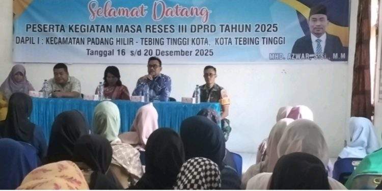 H.M.Azwar.S.Si.,M.M Serap Aspirasi Warga Pada Reses III 2025,di Kelurahan Damarsari