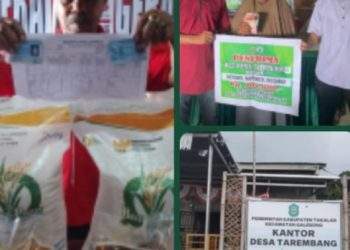 156 KK di Desa Tarembang Terima Bantuan Pangan Beras dan Minyak Goreng Tahun 2025