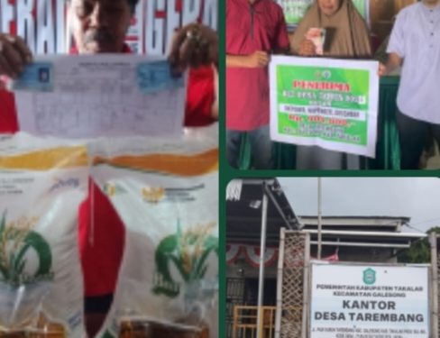 156 KK di Desa Tarembang Terima Bantuan Pangan Beras dan Minyak Goreng Tahun 2025