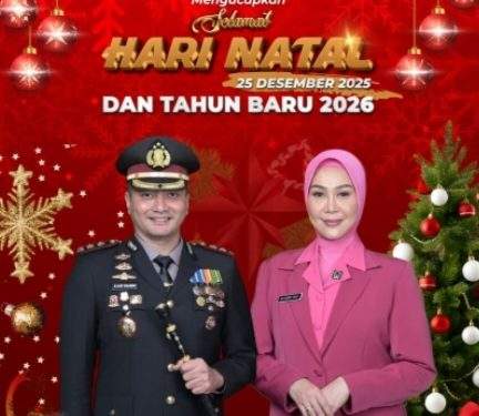 Kapolres Gowa: Selamat Natal 2025, Mari Sambut Tahun Baru 2026 dengan Damai dan Persatuan