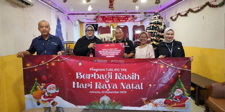 IPC TPK Hadir Berbagi Kasih Natal di Tiga Gereja Wilayah Tanjung Priok   