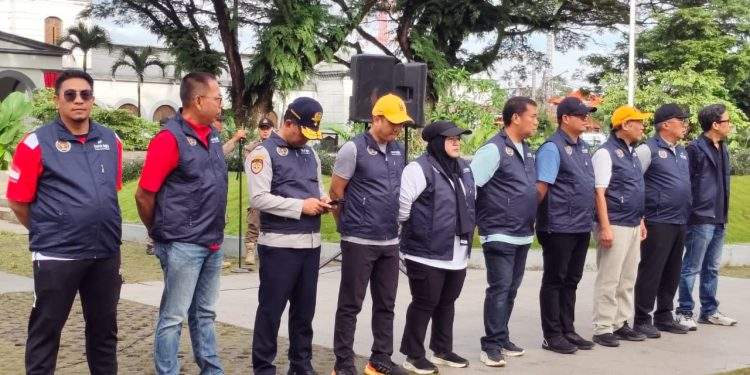 Wujudkan Bogor Bersih, PWI Kota Bogor Bersinergi dengan Pemkot dan Bank BJB di Alun-Alun