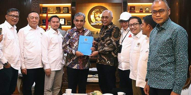 Audiensi dengan PWI, Ahmad Muzani: Hati Saya Tetap Wartawan