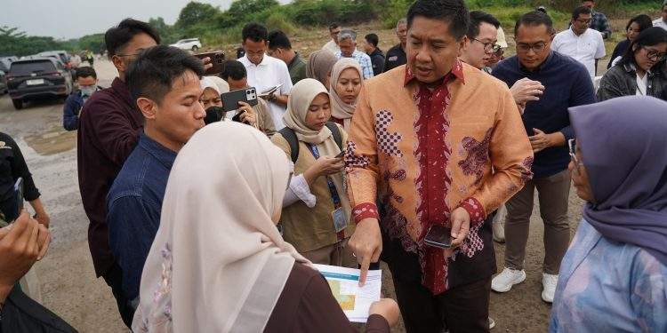 Menteri PKP Tinjau Dua Titik Rencana Pembangunan Rumah Susun Subsidi di Meikarta