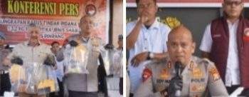 Polres Pinrang Bongkar Jaringan Sabu 3,2 Kilogram, Empat Tersangka Diamankan Pinrang,-GI Media Com –