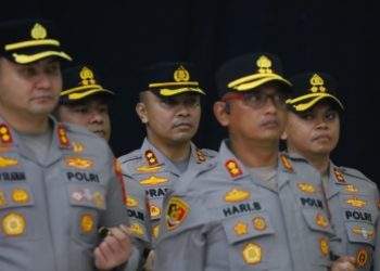 Kapolres Gowa Hadiri Sertijab Pejabat Utama dan Kapolres Jajaran Polda Sulsel