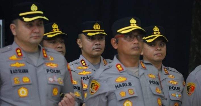 Kapolres Gowa Hadiri Sertijab Pejabat Utama dan Kapolres Jajaran Polda Sulsel