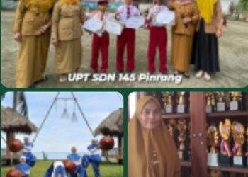 Salat Berjamaah dan Disiplin Pagi Jadi Fokus Pembinaan di UPT SDN 145 Pinrang