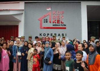Dandim 0621/Kabupaten Bogor Letkol Inf Henggar Tri Wahono S.H.,M.H., Mendampingi Wakil Panglima TNI Tinjau Pembangunan KDKMP di Rumpin