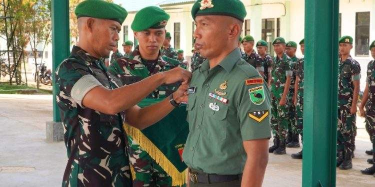 Yonif TP 806/SI Laksanakan Acara Pelepasan Prajurit Ke Kesatuan Baru