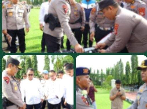 Kapolda Sulsel Pimpin Apel Pengecekan Senjata Api Serentak serta Penyambutan Personel Brimob BKO Polda Aceh