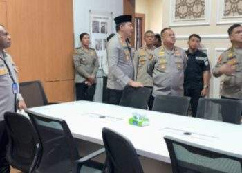 Tim Stamaops Polri Tinjau Fasilitas Pelayanan dan Sistem Pengawasan di Polres Gowa