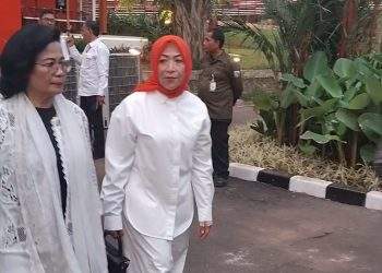 Wa Ode Herlina, S,I.Kom ., M.M Anggota DPRD DKI Jakarta Fraksi PDI Perjuangan Hadiri Peresmian Taman Bendera Pusaka dan Patung Fatmawati
