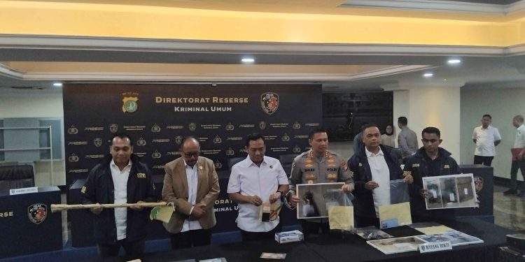 Polda Metro Jaya Mengungkap Pencurian disertai Pembunuhan di Bekasi