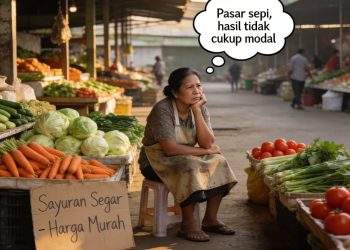 Omzet Penjualan Menurun Setelah Pasar  Direnovasi