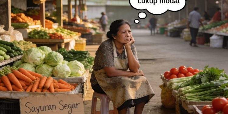 Omzet Penjualan Menurun Setelah Pasar  Direnovasi