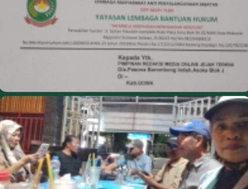 Bahas Somasi terhadap Media Online Jejak Terkini awak media Makassar adakan rapat