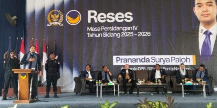 Prananda Surya Paloh Reses di Tebing Tinggi, NasDem Target Menang Pemilu 2029