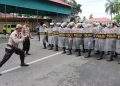 Polres Pasbar Gelar Latihan Dalmas, Pastikan Tindakan Profesional di Lapangan