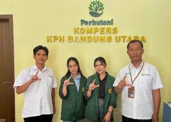 Perhutani KPH Bandung Utara Lepas Mahasiswi PKL UNPAS, Perkuat Sinergi dengan Dunia Akademik