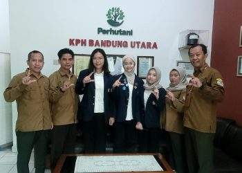 Perhutani KPH Bandung Utara Terima Mahasiswi Unpad untuk Program Magang Kehutanan