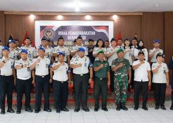 Rutan Sidikalang Tegaskan Komitmen Bersih dari Handphone Ilegal, Narkoba, dan Penipuan melalui Apel Ikrar