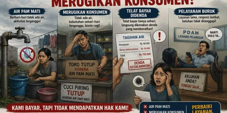 Warga Kalapanunggal Keluhkan Distribusi Air Bersih Mati Beberapa Hari