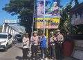 Cegah Kecelakaan, Kasat Lantas Polres Jeneponto Pasang Baliho Himbauan di Jalan Lanto Dg Pasewang