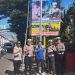 Cegah Kecelakaan, Kasat Lantas Polres Jeneponto Pasang Baliho Himbauan di Jalan Lanto Dg Pasewang