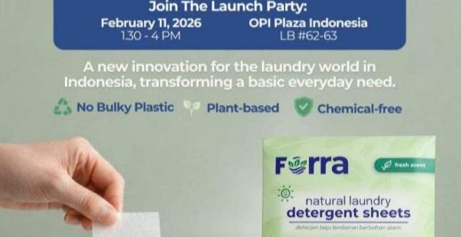 FORRA Laundry Detergent Sheets, Cara Baru Mencuci yang Lebih Praktis dan Bernilai untuk Gaya Hidup Modern