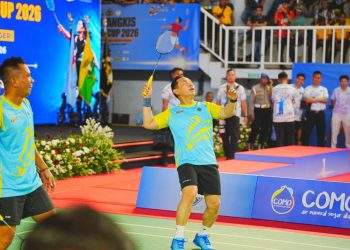 Kapolri Duet Bareng Widi Chandra Kasih Lawan Bahlil-Muhammad di Penutupan Kapolri Cup 2026