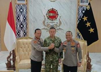 Kunjungi Dankorps Brimob Polri, Kapolda Metro Jaya dan Pangdam Jaya Perkuat Soliditas TNI-Polri