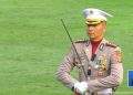 Presiden Puji Tertibnya Upacara Penurunan Bendera, Danup Diminta Langsung Menghadap