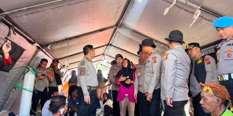 Astamaops Kapolri Turun Langsung Maksimalkan Operasi Kemanusiaan di Manggarai, 45 Posko Tampung 13.881 Pengungsi