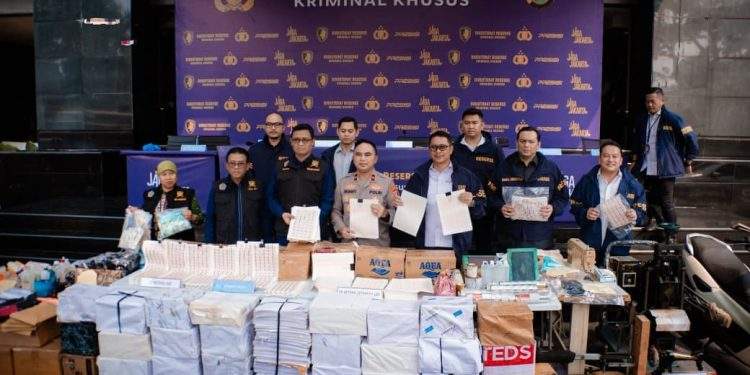 Bongkar Sindikat Meterai Palsu, Polda Metro Jaya Cegah Potensi Kerugian Penerimaan Negara Rp1,034 Triliun