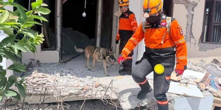 K-9 SAR Polri Perkuat Operasi Kemanusiaan Pascagempa NTT