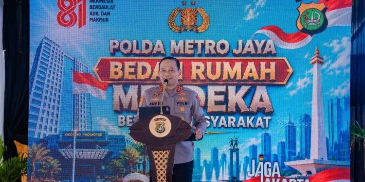 Wujudkan Program Presiden, Polda Metro Jaya Resmikan 35 Rumah Layak Huni