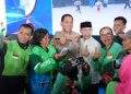 5.150 Pengemudi Ojol Ikuti Gebyar Keselamatan Lalu Lintas Korlantas Polri di Serpong   