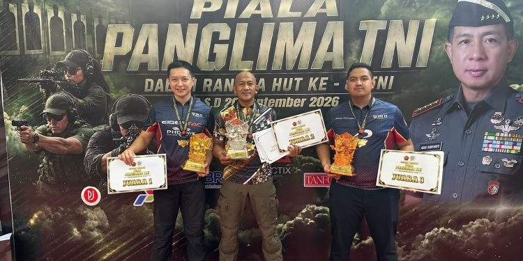 Kombes Pol. Rantau Isnur Eka Raih Juara II Overall Handgun Divisi Standar di Panglima TNI Cup 2026
