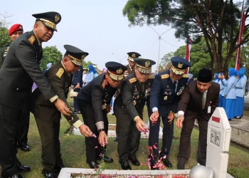 Pangdam XIX Pimpin Ziarah Nasional Hut ke-81 TNI Pekanbaru