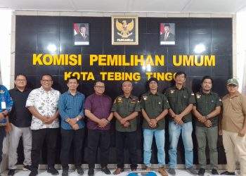 DPC AKPERSI Kota Tebing Tinggi Audiensi Dengan KPU, Perkuat Sinergitas Informasi Publik